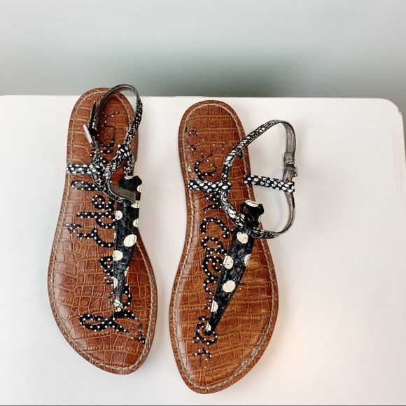 Sam Edelman Shoes - Sam Edelman | Gigi Thongs w/ Polka Dots | Size 7